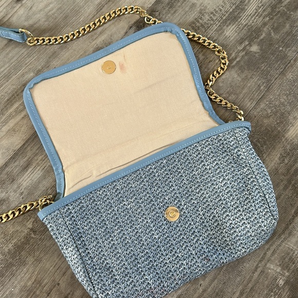 Zara tweed crossbody bag with floral embellishments - Picture 4 of 10